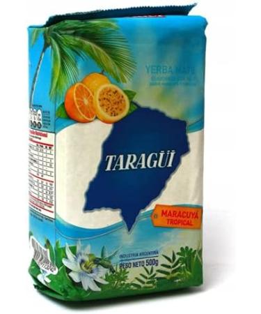 Taragui Tropical Yerba Mate 500g with Passionfruit - Refreshing Flavor Blend - Buy Online on GoSupps.com