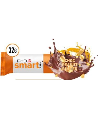 PhD Smart High Protein Low Sugar Bar - Choc Peanut Butter 32G Delicious Special For Easter Tasty And Twisty Treat Gift Hamper Christmas Birthday Easter Gift Sold By Kidzbuzz (6) - Buy Online on GoSupps.com