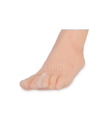 SILIPOS 6511 Antibacterial Gel Toe Separator (Pack of 6) - Small, Latex Free Toe Spacer for Bunion, Corn, Callus Pain Relief - Buy Online on GoSupps.com