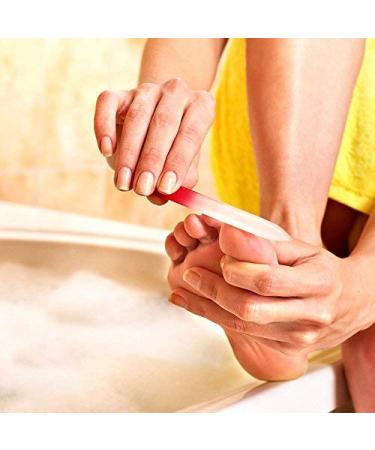 Lifextol 6 Colors Glass Nail Files Kit - Nail Art Design and Manicure Set for Salon and Home - Buy Online on GoSupps.com