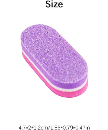 Mini Nail Buffers Polishing Sponge Nail Files 100/180 Grit Sponge Buffing Sanding Block Buffers Block Nail File Nail Supplies for Acrylic Nails and Natural Nails Pink Purple - Buy Online on GoSupps.com