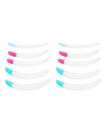 5 Pairs Eyelash Perm Pad Silicone Eyelash Perm Lift Pads Eyelash Curler Refill Pads for Eyelash Lifting (S/M/L)