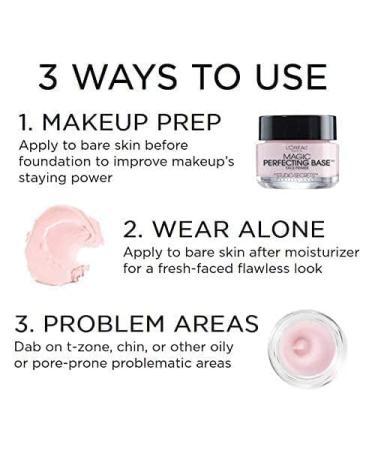 L'Oreal Paris Magic Perfecting Base Face Primer 0.5 oz - Primer for Flawless Makeup Application - Buy Online on GoSupps.com