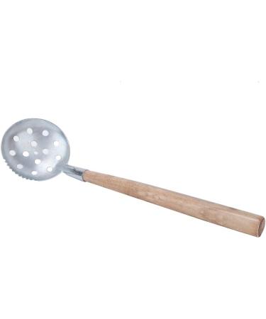 Alomejor 2 Pcs Ice Fishing Scoop Scoop Skimmer Ice Slush Scoop with Wood Handle Winter Outdoor Fishing Shovel Ice Tools Metal Wood Design - Buy Online on GoSupps.com