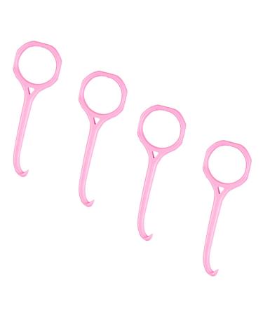 4 Pcs Remover Tool Clear Aligner Removal Tool for Invisible Removable Braces (pink)