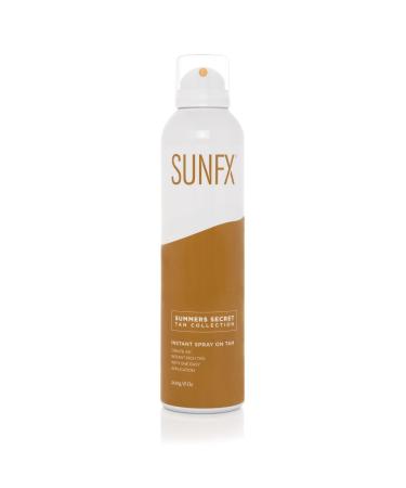 SunFX Summers Secret Instant Self-Tanner Bronzing Spray Medium Dark 200g/8oz - Pack of 1 - Buy Online on GoSupps.com