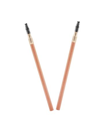 VINTORKY 2pcs Makeup Tool Makeup Pencils Eyebrow Brush Women Eyebrow Pencil with Brush Wood