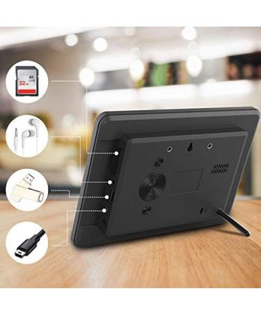 Atatat 8 Inch Digital Photo Frame with 1920x1080 IPS Screen - 1080P Video, Music Slideshow, Remote Control - Adjustable Brightness - Sleek Black Design - Buy Online on GoSupps.com