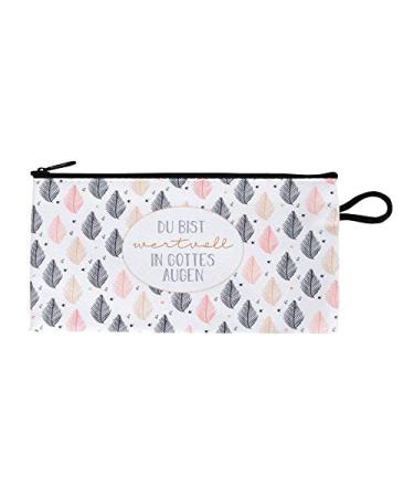 small cosmetic bag make-up bag with saying "You are valuable" / bag