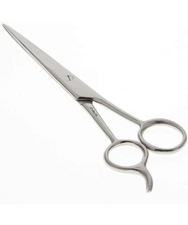 Buy Premium 19 cm Stainless Steel Hair Scissors with Hook - Precision Cutting Tools for a Gentle Finish - Buy Online on GoSupps.com