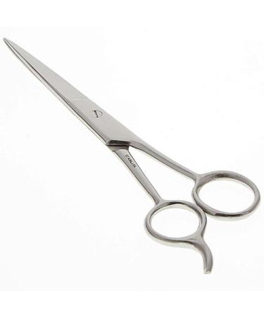 Hair scissors stainless steel with hook for an even gentle cut 19 cm