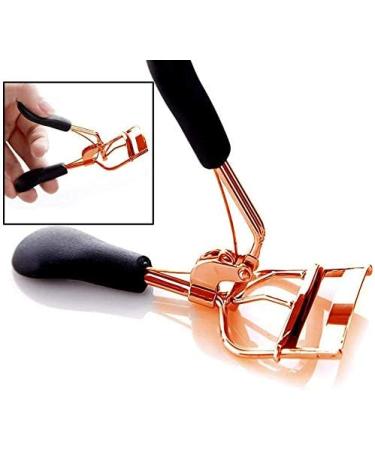 YNR Professional Eyelash Curlers Beauty Tools Stylish Make Up Applicator Rose Gold - Buy Online on GoSupps.com