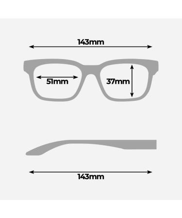 X Frame Blue Light Glasses for Men & Women - Elgatech Acetate Screen Glasses | BlueBlock Technology - Buy Online on GoSupps.com