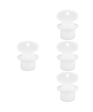 Mobestech 4 pieces of heat stubborn plastic heat bottle cap. Rubber heating bag locker plugs water sack cap stuffing replacement for warm-up stone heat bottle