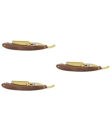 Minkissy 3 sentences Bar turf Men Razor Ancient Razor For Men Safety Razing Hair Clipper Hand Razing A eyebrow razor Course Handling eyebrow trimmer man