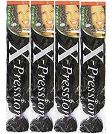 X-pression Premium Original Sensationnel (4packs) Color #4 4 pack of 4 - Buy Online on GoSupps.com