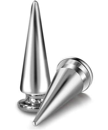 200 Sets Silver Cone Spikes Screw Back Studs for DIY Clothing & Leather Craft - Punk Rock Rivets in Various Sizes - Buy Online on GoSupps.com