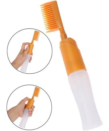 110ml Root Comb Applicator Bottle Hair Dye Applicator Brush Hair Dye Bottle With Comb and Graduated Scale for Home Barber Shop Scalp Treatment - Buy Online on GoSupps.com
