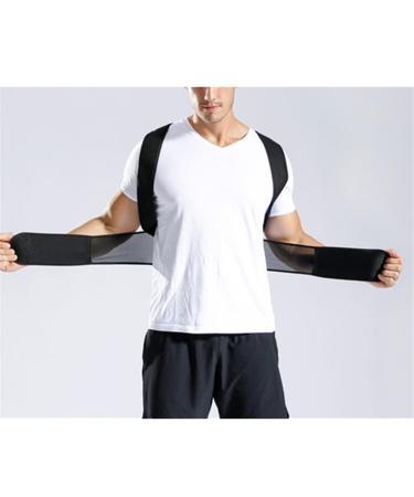 n/a Adjustable Posture Corrector Back Support Shoulder Back Brace Posture Correction Spine Postural Fixer Tape (Color : Black Size : S code) Handmade Full moon lofty ambition - Buy Online on GoSupps.com