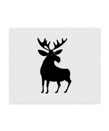 2 x Microfiber Cleaning Cloths "Moose Silhouette" (LC00024572)