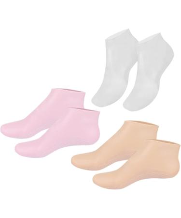 Healeved 6 Pairs Moisturizing Socks Foot Care Moisturizing Lotion Non Socks Foot Lotion Aloe Socks for Women Moisturizing Moisture Socks for Dry Feet Overnight Foot Mask Heel Sebs - Buy Online on GoSupps.com