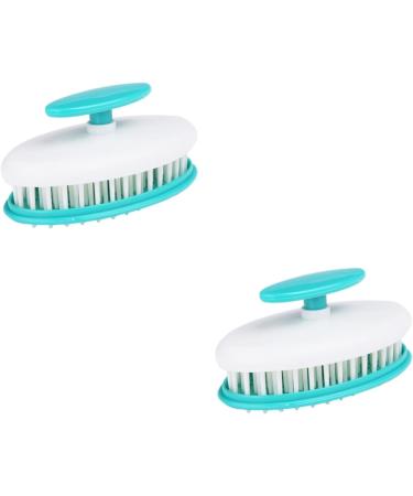 Magiclulu Scalp Massager Hairbrush - 2-Pack Shampoo Brush for Hair Washing & Scalp Care - Green - Buy Online on GoSupps.com