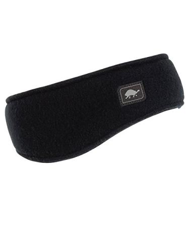 Turtle Fur Original Fleece Ear Band Triple-Layer Shaped Headband One Size Black