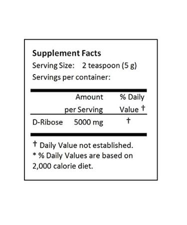 D-Ribose Pure Powder AJI92 Quality Standard (1000 Grams (2.2 lb)) 2.2 Pound (Pack of 1) - Buy Online on GoSupps.com