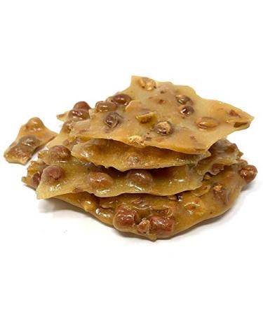 Andy Anand Sugar Free Peanut Brittle, made the Old Fashioned way, Handmade Vegan Gift Boxed & Greeting Card Delicious-Crunchy-Divine, Birthday, Anniversary Christmas Holiday Get Well Gift (1 lbs)