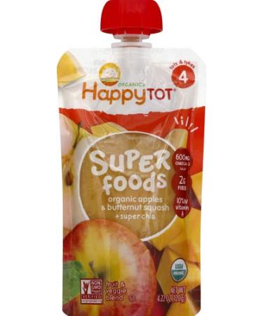 Happy Family Tots Apple and Butternut Squash, 4.22 oz