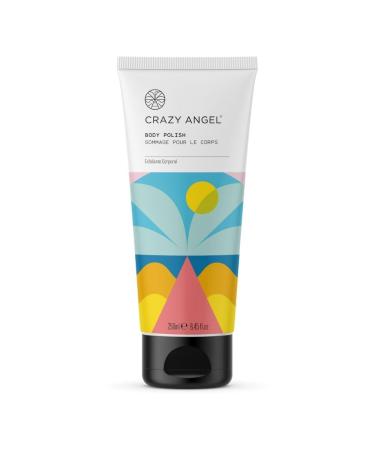 Crazy Angel Vegan Body Polish. Tan Removing Exfoliator. Made in UK. 250ml.
