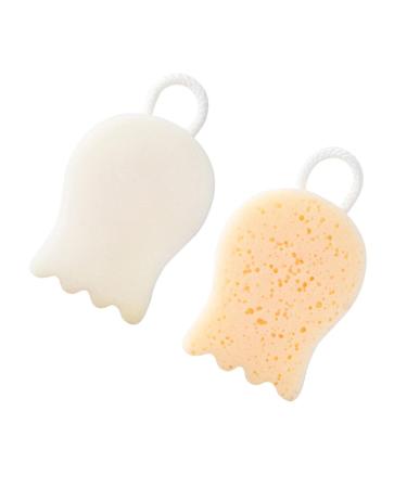 minkissy 2 Pcs Bath Sponge Household Bath Balls Bathroom Bath Balls Skin Cleaning Tools Creative Shower Balls Bathroom Accessories Adorable Skin Cleaners Bathroom Shower Balls 1 Count (Pack of 1)