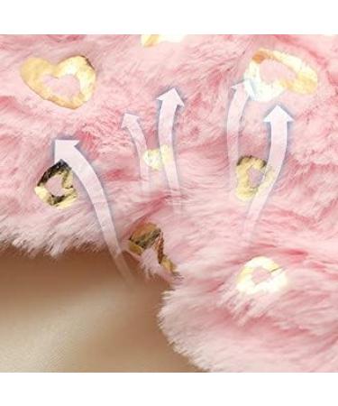 HappyDaily 3 Pack Sleep Masks with Soft Foam Ear Plugs - Pink Heart, White Star, White Butterfly - Buy Online on GoSupps.com