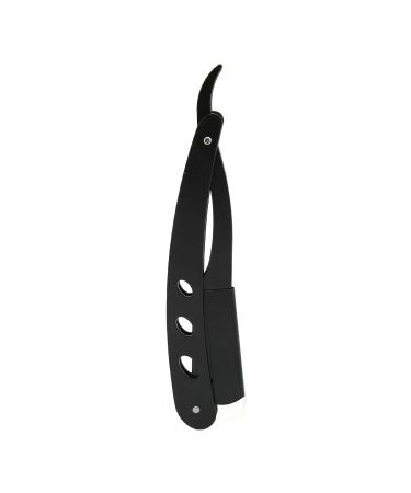 Professional Straight Edge Barber Razor Holder | Foldable Alloy Blade Holder | Ultimate Trimmer Rack for Men - Buy Online on GoSupps.com