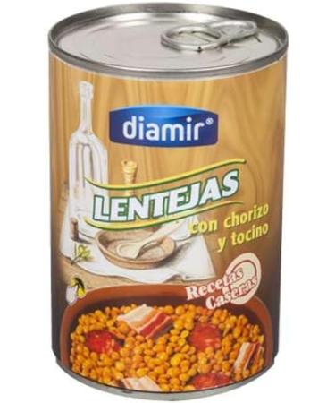 Lot 3x Lentils with chorizo - Box 420g - Buy Online on GoSupps.com