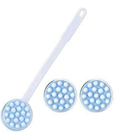 Lotion Applicator Back Cream Scrub Massager - Long Handle Shower Rub Brush for Effortless Application - Buy Online on GoSupps.com