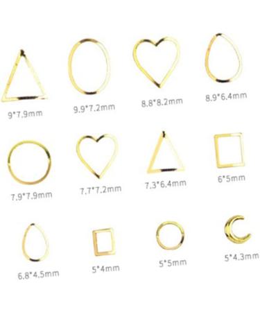 Beaupretty Faux Nails Tools Boxes nail tools nail art decoration manicure tools nail decorations for nail art manicure decoration nail art rivet nail decor metal Nail supplies rose gold - Buy Online on GoSupps.com