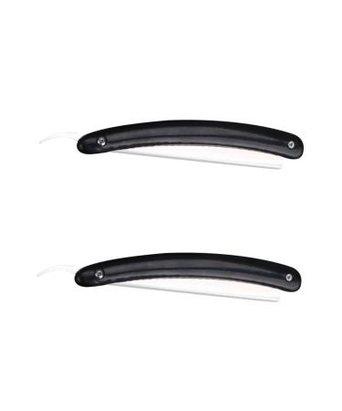 Angoily 2 STK Bar Restaer Govertable Hairdresser Razor Manual Razor Razor Razor Razor Bartschneider Razor Hand Folding Schrawlinen