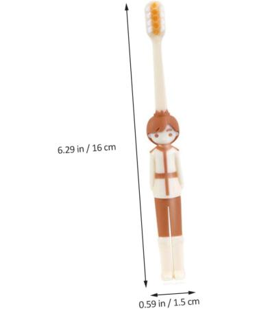 Housoutil 12 Pcs Children's Manual Toothbrush Set - Travel-Friendly Oral Care for Kids with Rubber Protection Accessories - Buy Online on GoSupps.com