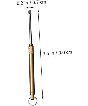 Buy Titanium Alloy Ear Spoon - Premium Ear Wax Picker & Cleaner Tool for Easy Ear Wax Removal - Portable Ear Cleaning Solutions - Buy Online on GoSupps.com
