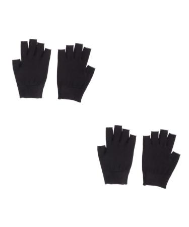 minkissy 2 Pairs Gloves Mositurizing Glove Hydrating Glove Spa Glove Mositurizing Fingerless Glove Whitening Glove Apparel Simple