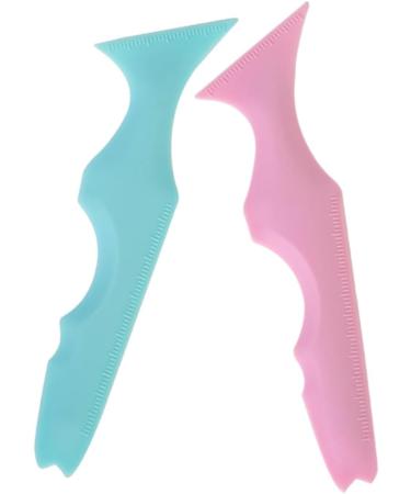 FOMIYES 8 Pcs Silicone Beauty Ruler Eyeliner Pencil Eyeliner Makeup Tool Eyebrow Guide Template Cosmetic - Buy Online on GoSupps.com