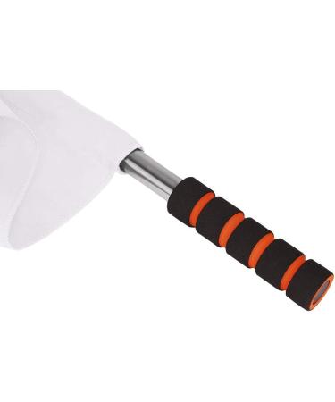 Red Referee Flag with Stainless Steel Rod & Sponge Handle for Sports Match - White - Buy Online on GoSupps.com