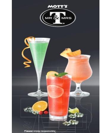 Mott's Mr & Mrs. T Strawberry Daiquiri 1L - Buy Online on GoSupps.com