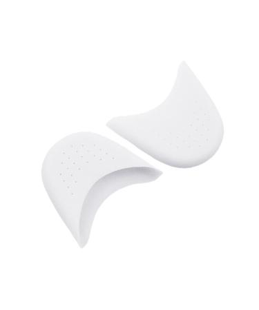 Jiahao 1 pair of silica gel front toe cap pad for pointed ballet shoes pain relief gel soft points protector pads toe cap for pointed ballet shoes pain relief