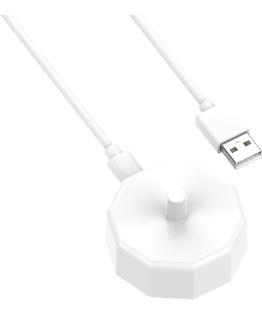 Oral-B USB Charger | Electric Toothbrush Replacement Charger for Braun Oral-B | White USB Cable Base - Buy Online on GoSupps.com