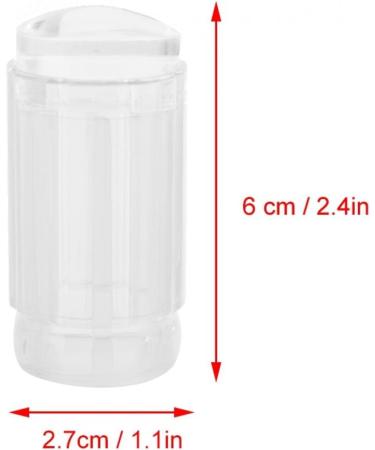 Buy Kuuleeyn Nail Sealing Tool - Transparent Silicone Nail Art Stamper & Scraper | Professional & DIY Use - Buy Online on GoSupps.com