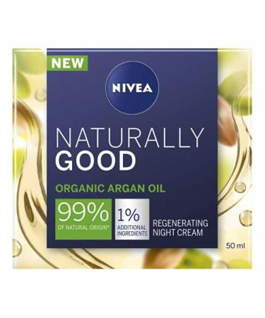 Nivea Natural Balance Regenerating night care individually packed 1 x 50 ml intensively hydrates night cream for every skin type