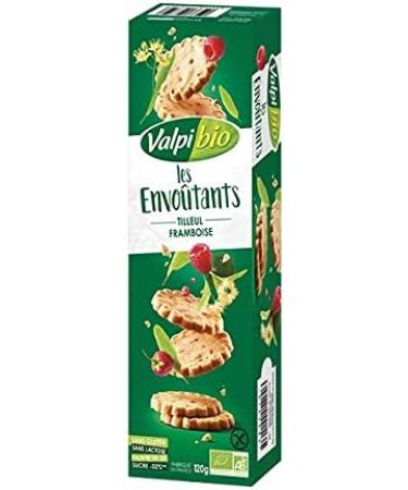 Valpibio - Les Envo tants Raspberry and Linden Biscuits 120G - Sold per unit - Buy Online on GoSupps.com