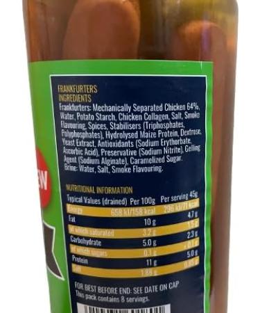 Ye Olde Oak Frankfurters 550g - Premium Quality Sausages for Authentic Flavor - Buy Online on GoSupps.com